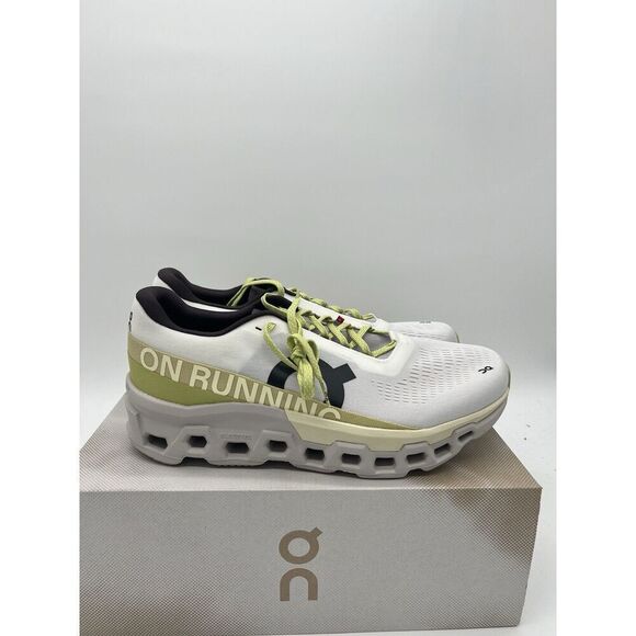 On Men’s Cloudmonster 2 Running Shoes Undyed Zest NWB Size 13 - Picture 4 of 9